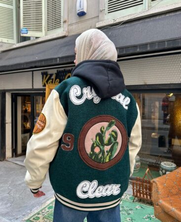 Yeşil Crystal Clear Kolej Ceket