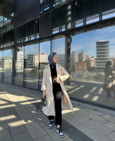 Bej Kemerli Vintage Trençkot
