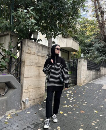 Siyah Çizgili Kazak