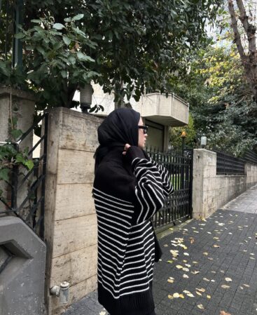 Siyah Çizgili Kazak