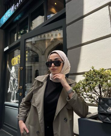 Haki Kemerli Premium Trençkot